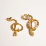 Back view of Illusion Serpent Earcuff Earrings sculptural Jewelry | The Bow Jewelry