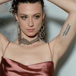 Cosmos Chaos Earrings sculptural Jewelry and Dark Skies Necklace | The Bow Jewelry