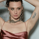 Cosmos Chaos Earrings sculptural Jewelry and Dark Skies Necklace | The Bow Jewelry