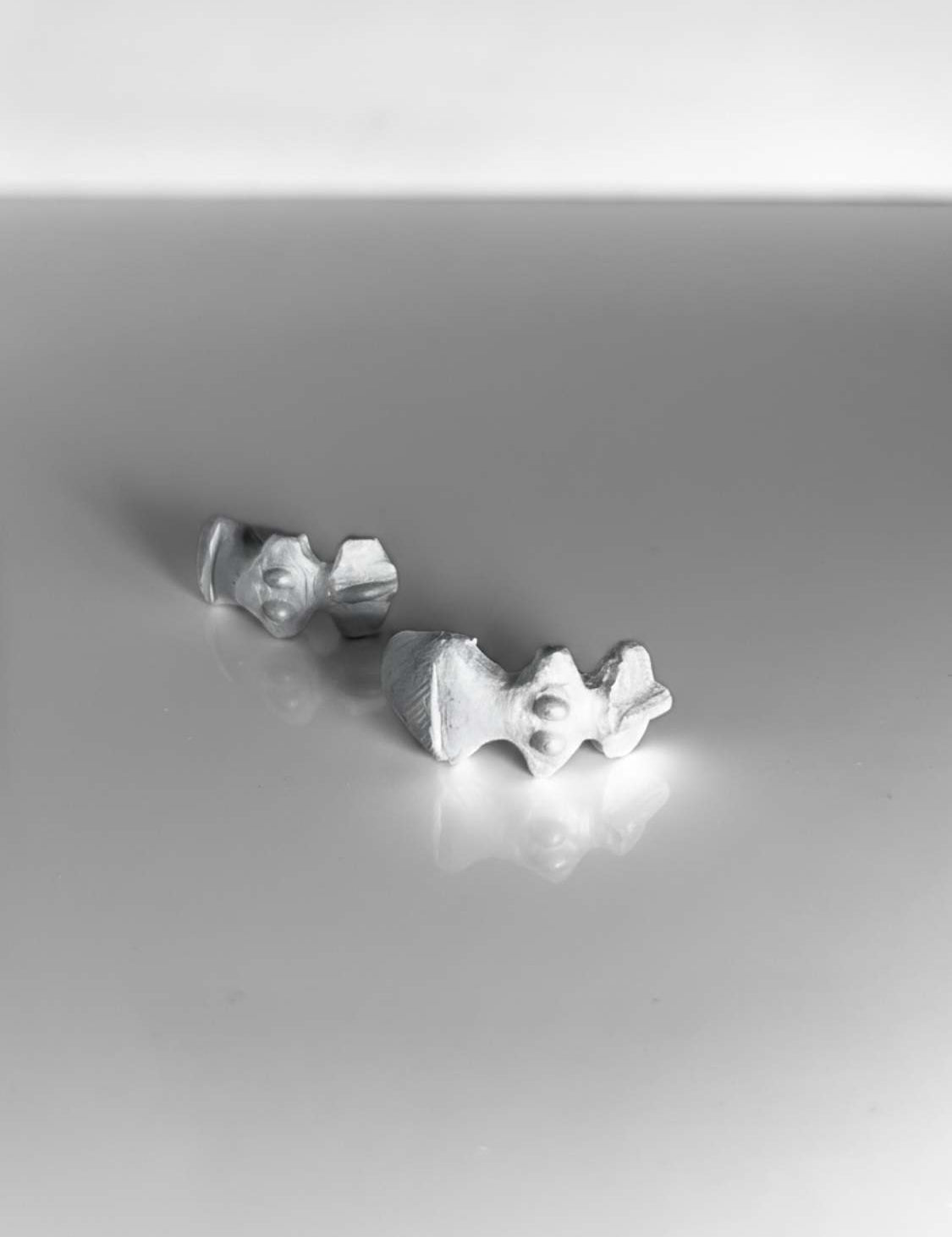 Star Idol Earrings in Silver - The Bow Jewery
