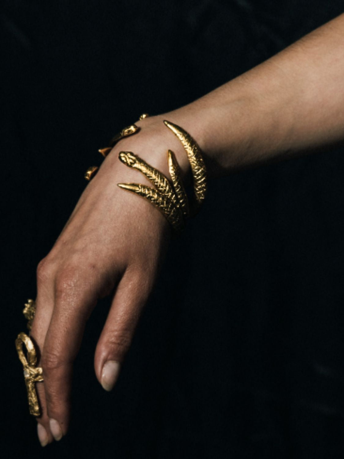 Ouroboros Snake Bracelet sculptural Jewelry | The Bow Jewelry