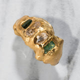 Perseus Emerald And Quartz Ring