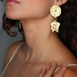 Ascendant Zodiac Quartz Earrings