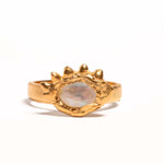 Visionary Moonstone Eye Ring sculptural Rings | The Bow Jewelry