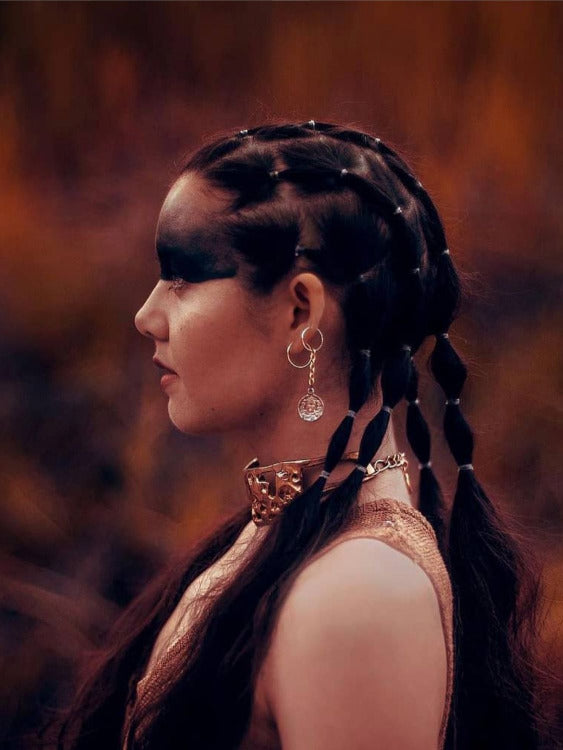 The Bow Jewelry on Jayli Wolf in 1917 Choker