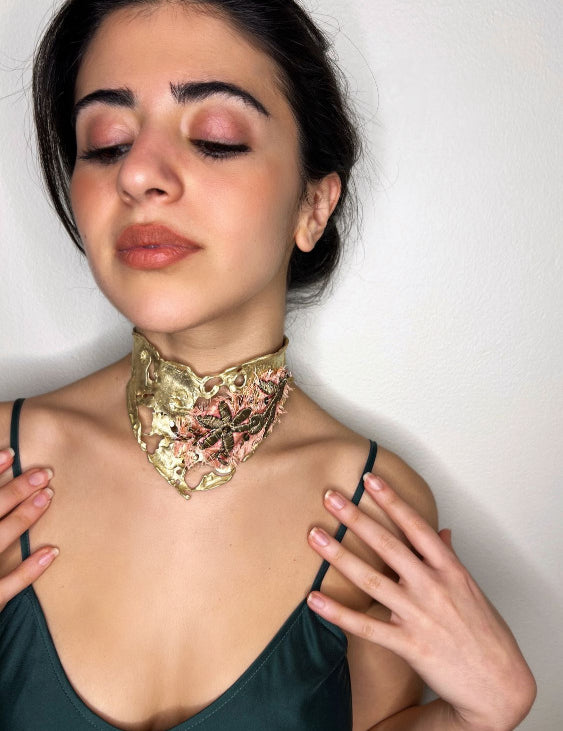 Legacy Choker Necklace One Of A Kind sculptural Jewelry | The Bow Jewelry