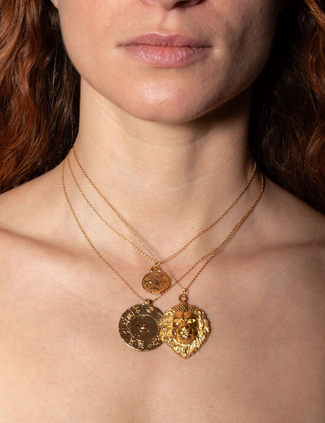 Protector Lion sculptural Pendant | The Bow Jewelry