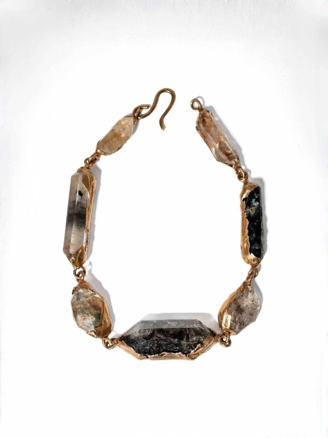 Dark Feminine Quartz Necklace | The Bow Jewelry