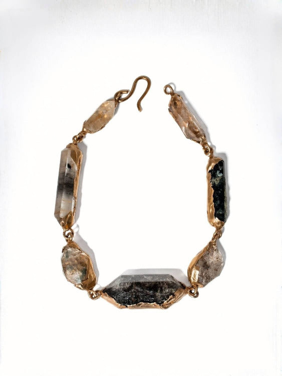 Dark Feminine Quartz Necklace | The Bow Jewelry