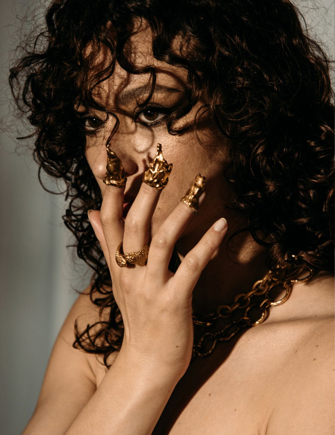 The Alchemist Finger Tip Ring sculptural Jewelry | The Bow Jewelry