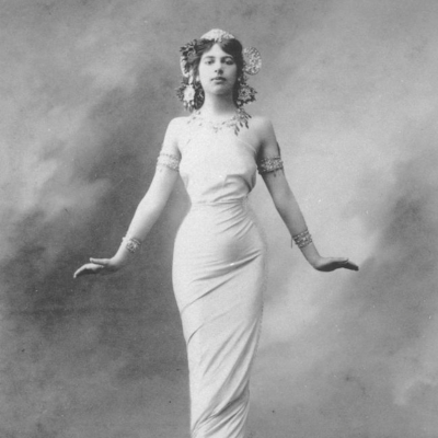 Mata Hari black and white image