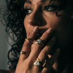 Shadow Serpent  Snake Ring sculptural symbolic Jewelry | The Bow Jewelry