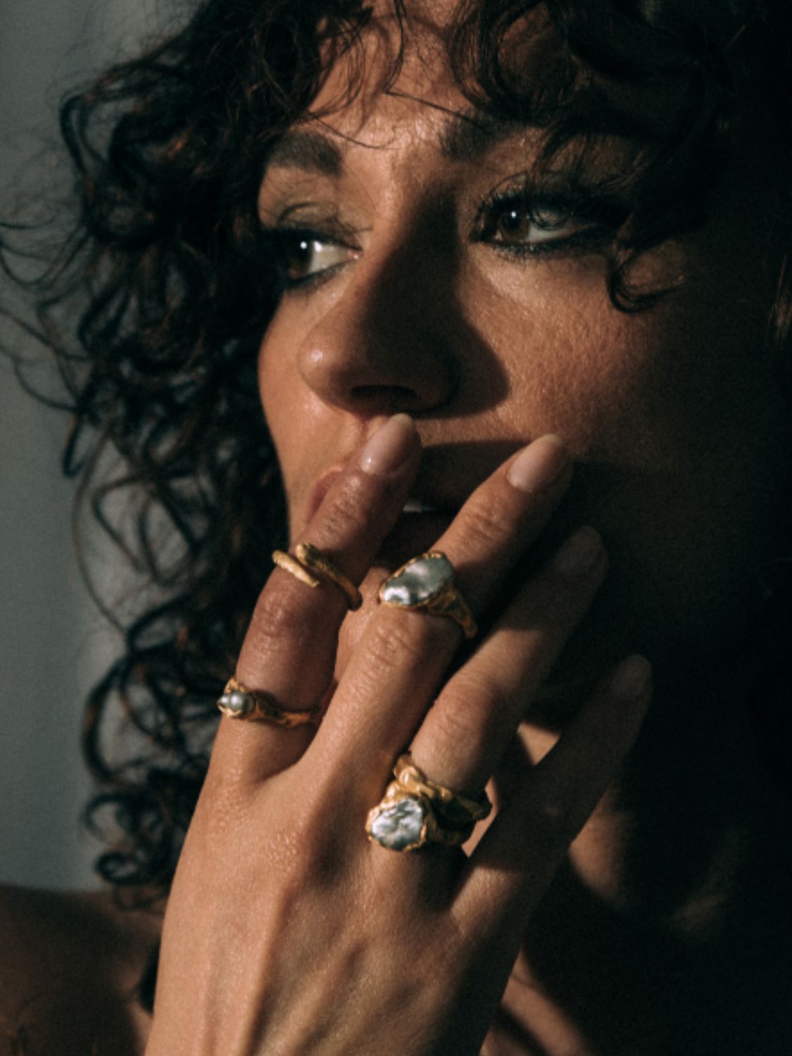Shadow Serpent  Snake Ring sculptural symbolic Jewelry | The Bow Jewelry
