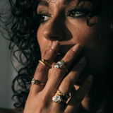 Shadow Serpent  Snake Ring sculptural symbolic Jewelry | The Bow Jewelry
