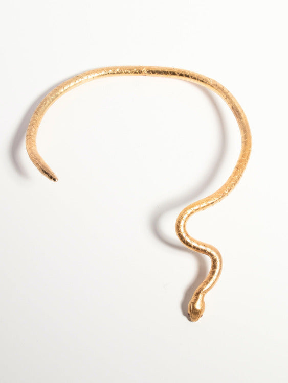 Venom Ruby Neck Cuff sculptural Jewelry | The Bow Jewelry