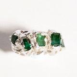 Renewal Emerald sculptural Rings | The Bow Jewelry