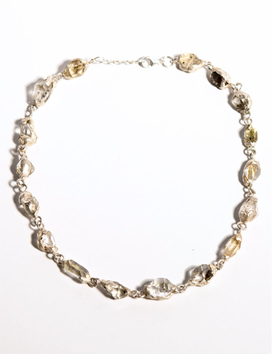 Celestial Herkimer Quartz Choker - One-Of-A-Kind sculptural Jewelry | The Bow Jewelry