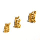 Set of gold finger tip rings on a white background  | The Bow Jewelry