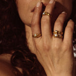 Venus Pearl Ring sculptural Jewelry | The Bow Jewelry