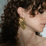 Flame Earrings sculptural Jewelry | The Bow Jewelry