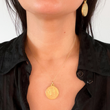 Artemis Coin Pendant Large Necklace