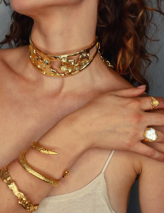 Ouroboros Snake Bracelet sculptural Jewelry | The Bow Jewelry