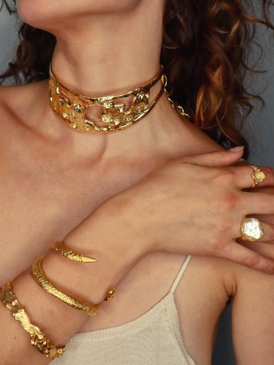 Ouroboros Snake Bracelet sculptural Jewelry | The Bow Jewelry