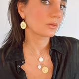 Artemis Coin Earrings Large