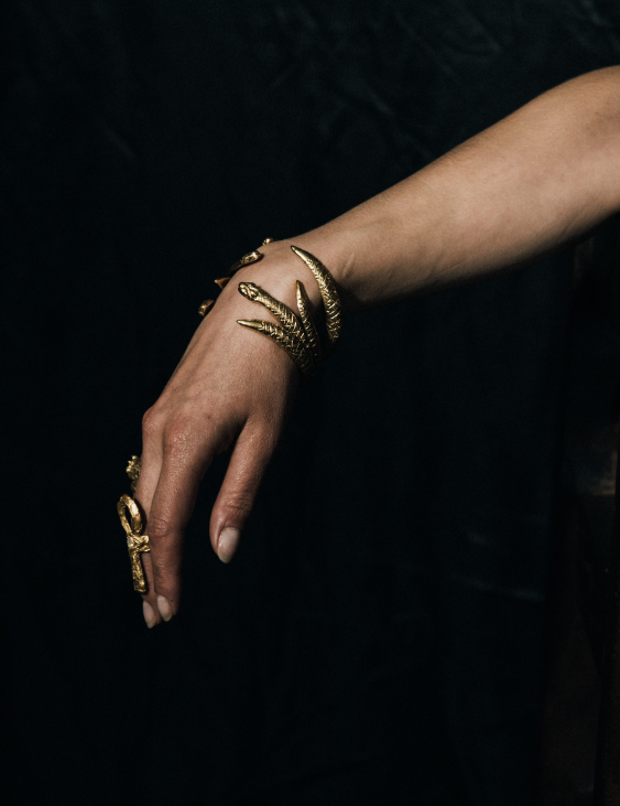 Ouroboros Snake Bracelet sculptural Jewelry | The Bow Jewelry