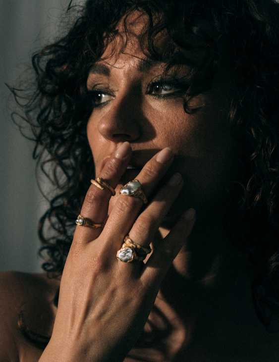 Shadow Serpent Ring sculptural Jewelry | The Bow Jewelry