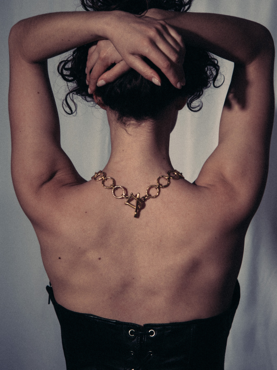 The Source Chain Choker sculptural Jewelry | The Bow Jewelry