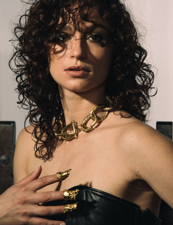 Awaken Chain Choker sculptural Jewelry | The Bow Jewelry