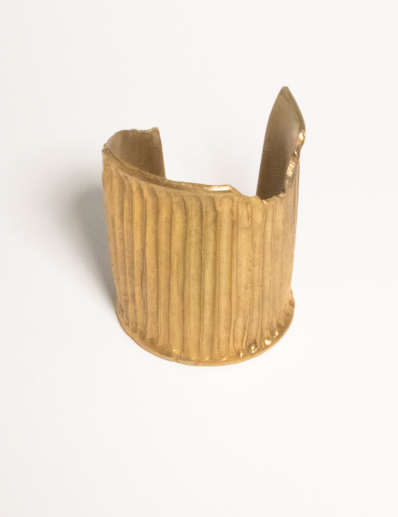 Broken Column Cuff sculptural Jewelry | The Bow Jewelry