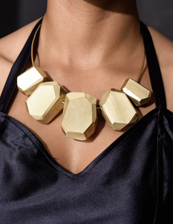 Battle Necklace sculptural Jewelry | The Bow Jewelry