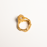 Leo Herkimer Quartz Ring